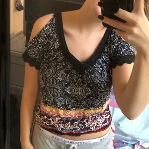 LA Hearts Multi-Colored Blouse